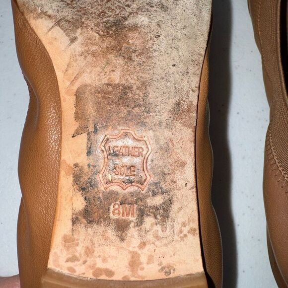 Tory Burch Camel Classic Ballet Flats sz 8 - Picture 4 of 5